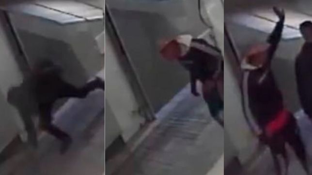 rompieron la puerta de un garaje para robar en 45 y 16 y quedaron escrachados