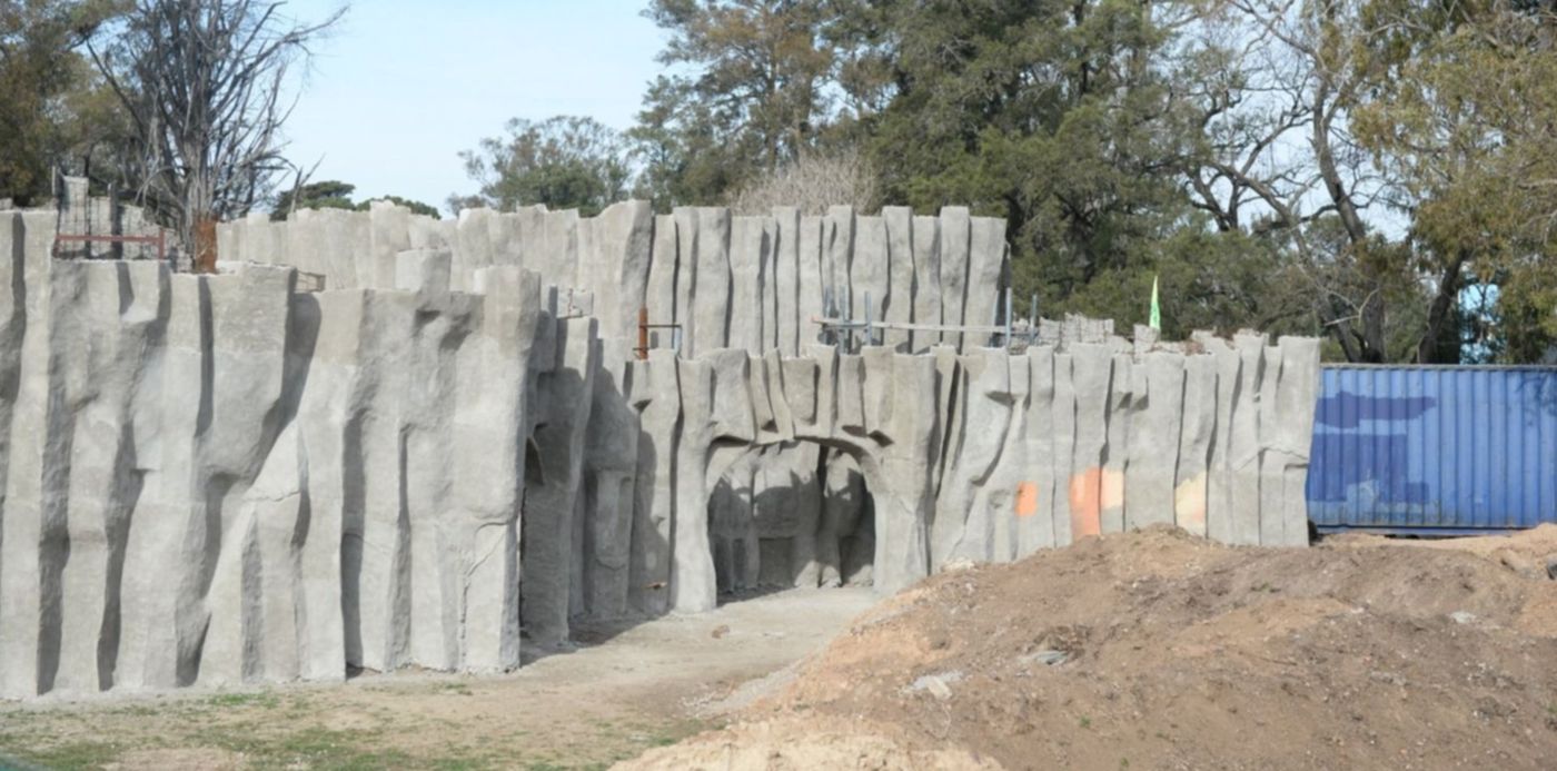 Obras en el Dinoparque