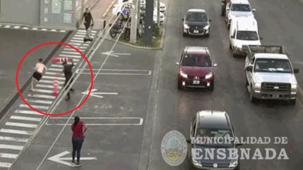 VIDEO: Quiso atacar al ex de su novia con una cuchilla y lo frenaron a los conazos