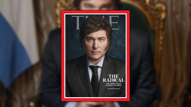 la revista time eligio a milei para la portada su ultima edicion