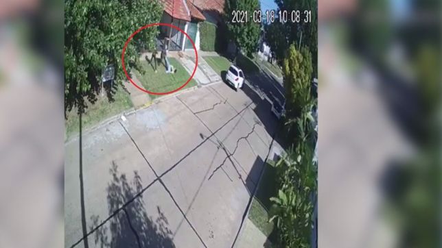 dramatico asalto en la plata: atacaron y tiraron al piso a una joven para robarle