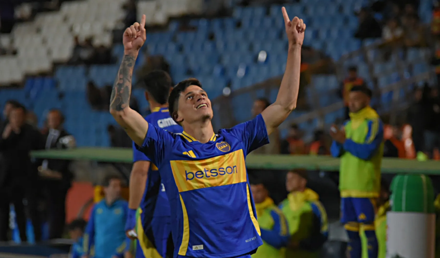 Brian Aguirre Boca gol