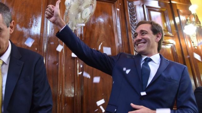 garro felicito a pellegrino tras la victoria: muchos exitos en esta nueva etapa