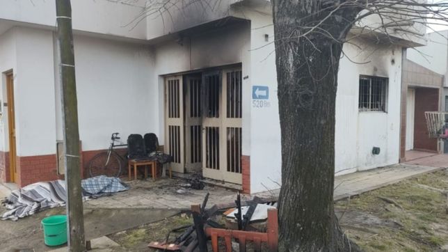 se incendio una casa en la plata y murio un hombre que no pudo escapar