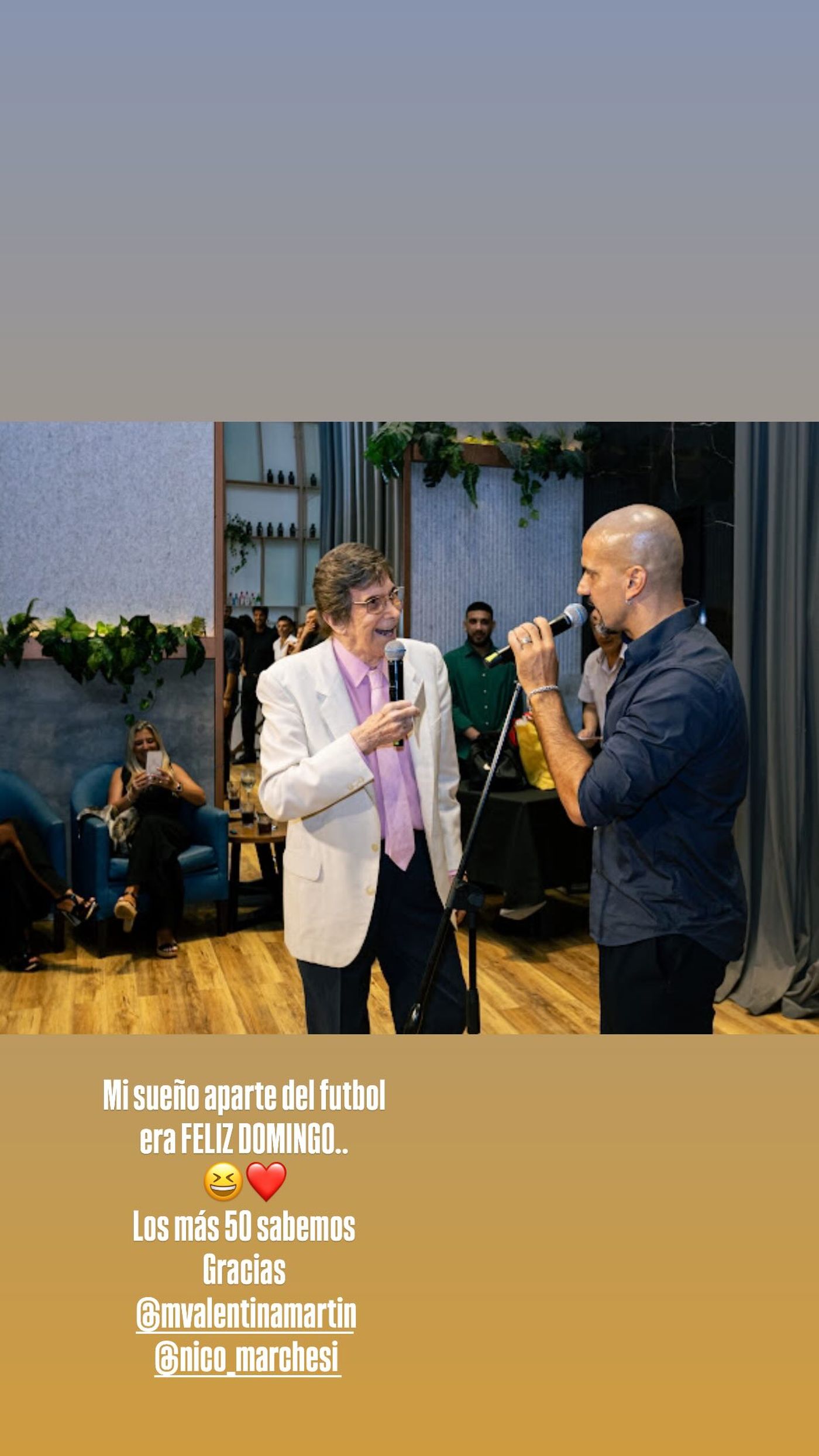 El posteo de Juan Sebastián Verón para Silvio Soldán.