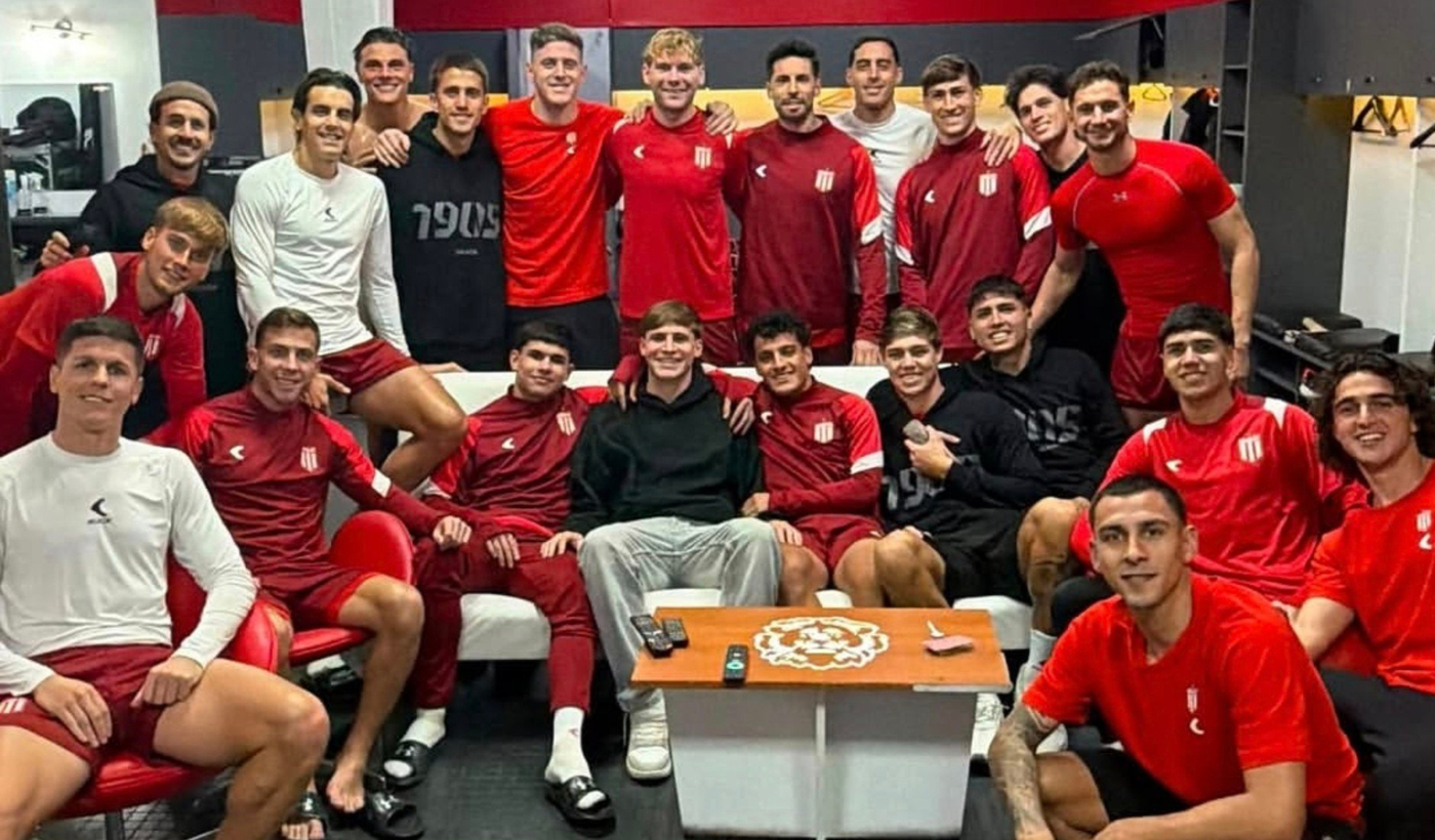 Plantel Estudiantes despedida Amondarain