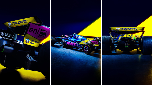 con colapinto y neymar, alpine presento los nuevos colores de su auto