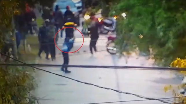 tras la balacera, se entrego uno de los nietos del pata medina