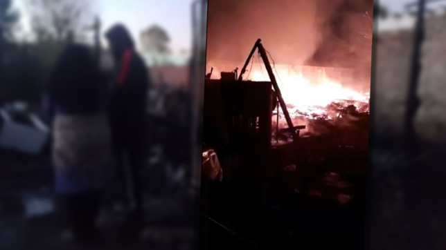 video: exploto una garrafa y tres familias de la plata se quedaron en la calle