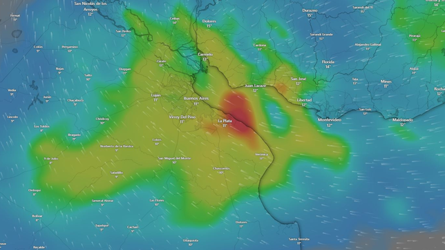 lluvias, vientos y alerta: ¿a que hora llega lo peor de la tormenta de santa rosa?