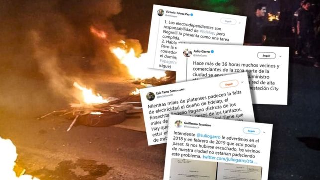 el apagon encendio a la politica platense: el gobierno y la oposicion, contra edelap
