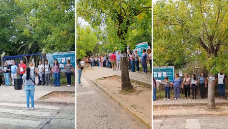 La comunidad de la Media N° 12 abrazó la escuela de Gonnet contra el vaciamiento y la falta de cursos La comunidad de la Media N° 12 abrazó la escuela de Gonnet contra el vaciamiento y la falta de cursos