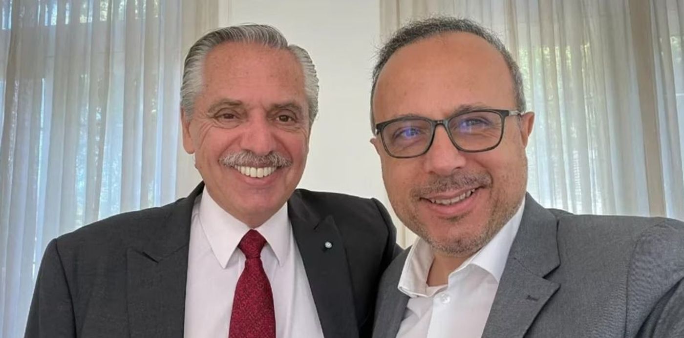 Alberto Fernández y Antonio Aracre