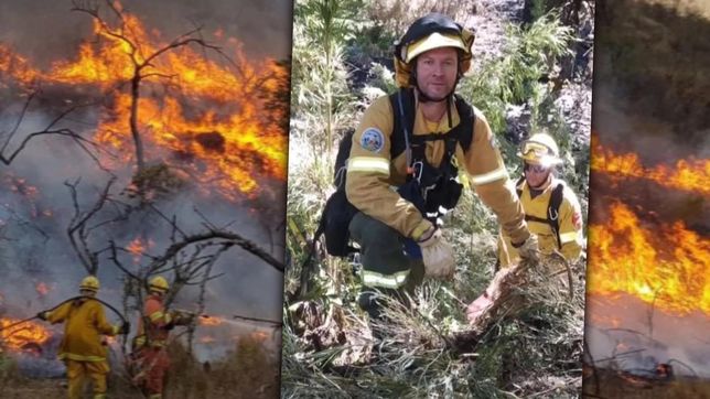 de berisso a neuquen: la historia del bombero que fue convocado para luchar contra el fuego en la patagonia