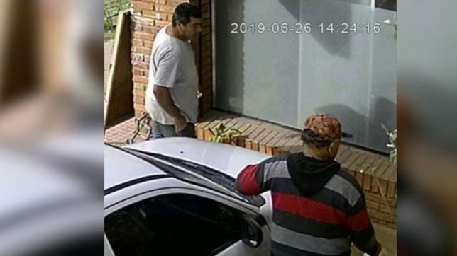 en medio del apagon, robaron un grupo electrogeno y quedaron filmados