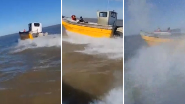tension y misterio en el rio de la plata en medio de una persecucion a barcos que arrojaban bultos al agua