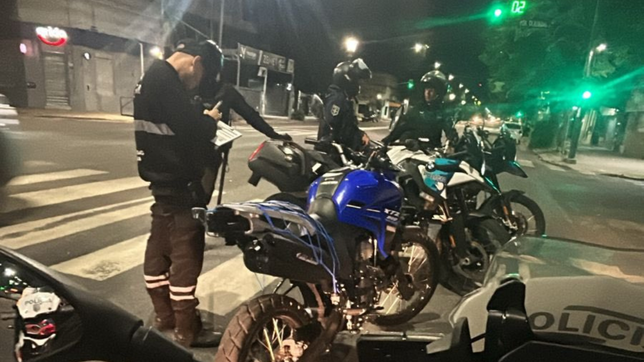 secuestraron mas de 50 motos en medio de siete operativos contra las caravanas en la ciudad