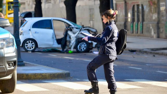 las impactantes fotos del choque en 7 y 49