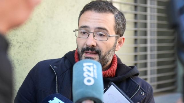 eric simonetti voto en la plata: arranca muy bien la jornada