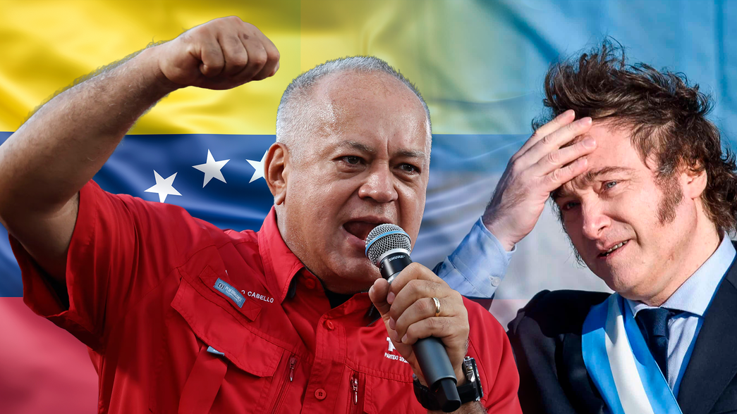 Reapareció uno de los hombres fuertes de Venezuela e insultó a Milei por TV