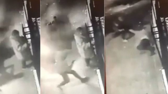 video: motochorros atacaron a una abuela, la tiraron al piso y le robaron en 16 segundos