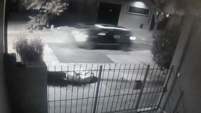 aparecio un video con el instante previo al choque del auto de piparo con la moto