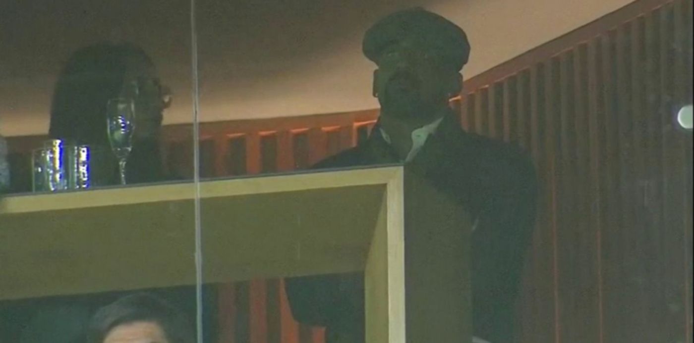 Verón en el partido de Gimnasia con Central Córdoba