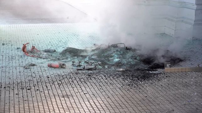 la municipalidad de la plata denuncio penalmente a los cooperativistas que causaron destrozos