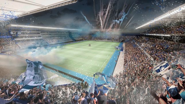 nuevas imagenes de uno de los proyectos para la construccion del estadio del bosque
