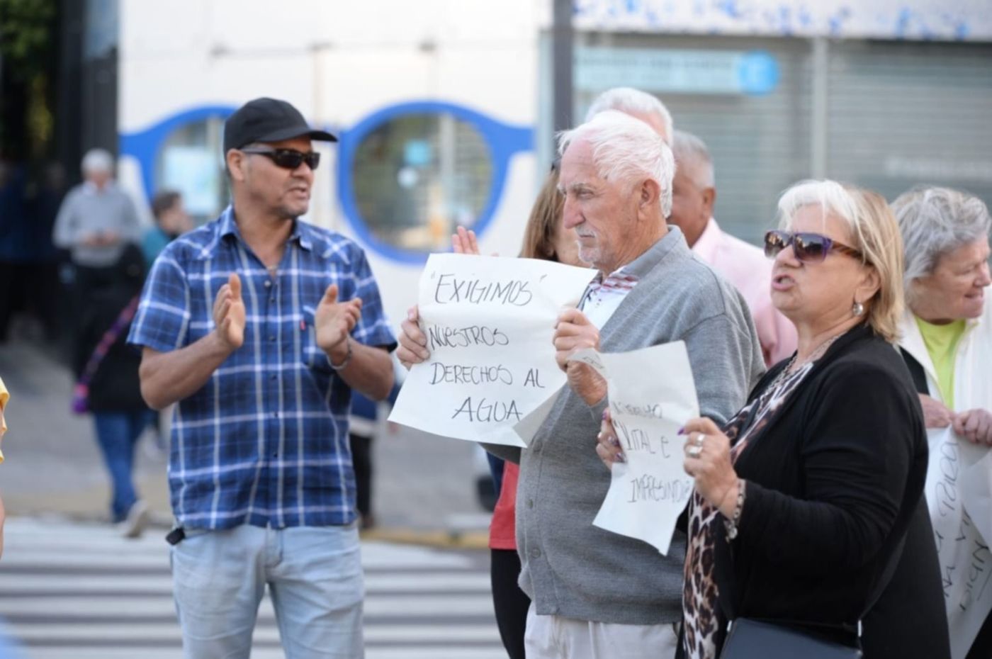 Protesta agua ABSA