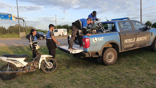 un operativo antimotochorros termino con dos detenidos y quince motos secuestradas