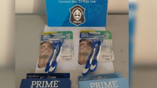 lo descubrieron robando preservativos y maquinas de afeitar de una farmacia de la plata