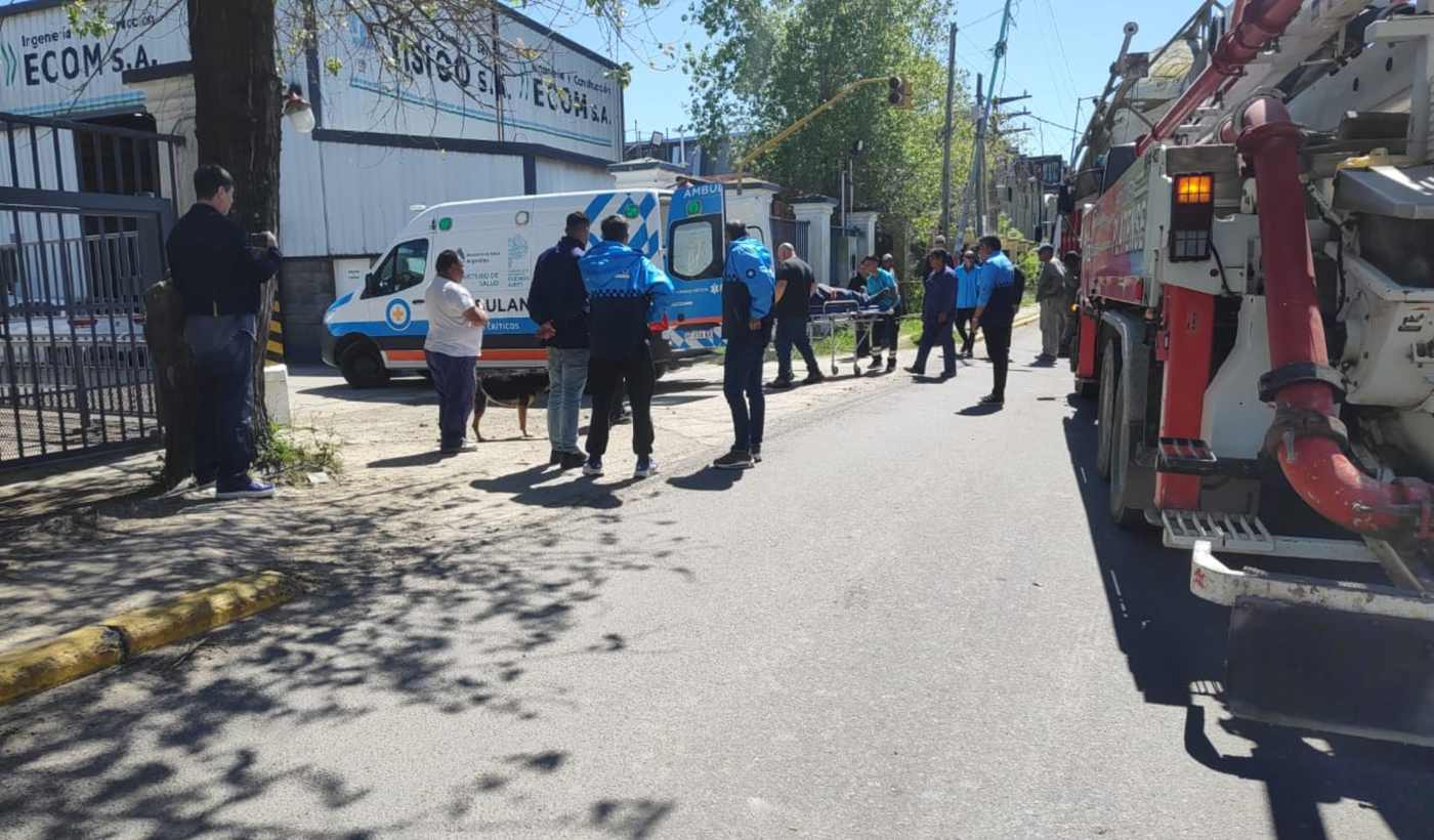 Hombre cayó de un camión en Berisso