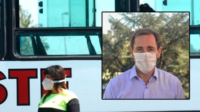 garro cambio su foto de perfil en facebook, twitter e instagram para llamar a los vecinos a usar barbijos