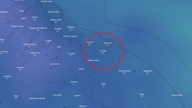 un reconocido radar del tiempo asegura que la plata se congelara este sabado