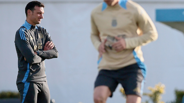 la unica duda que tiene lionel scaloni en la seleccion argentina para recibir a venezuela