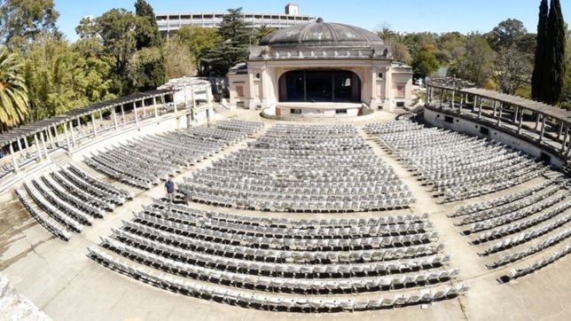la justicia fallo en favor de la municipalidad y retomaran las obra del teatro del lago