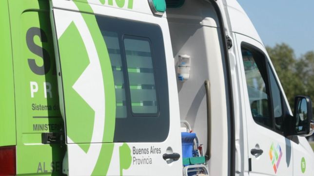 un ciclista resulto herido tras protagonizar un accidente con un auto en berisso