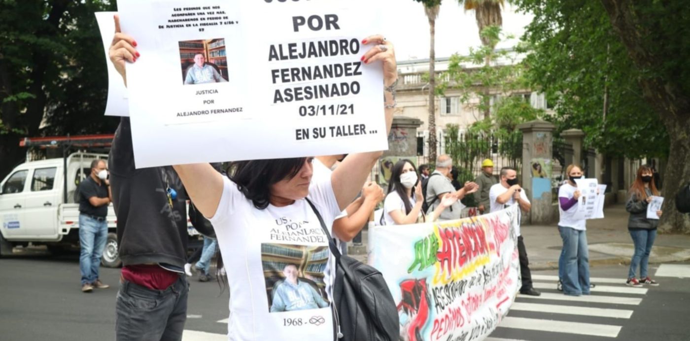 Marcha de familiares de Alejandro Fernández
