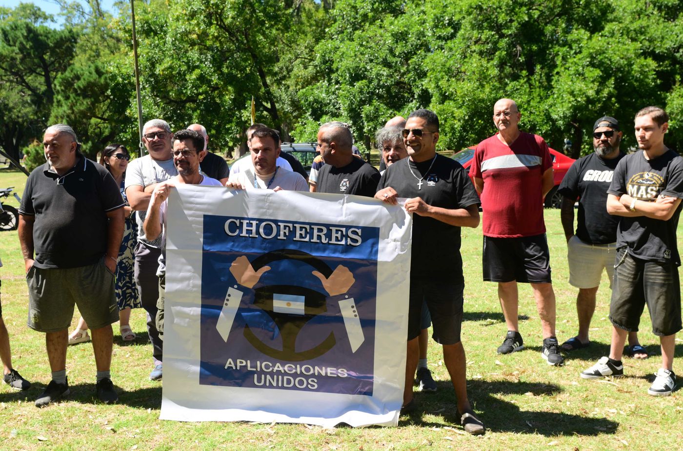 Protesta Uber Didi Cabify La Plata (3)