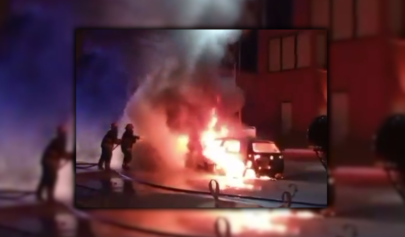 incendio de 3 autos