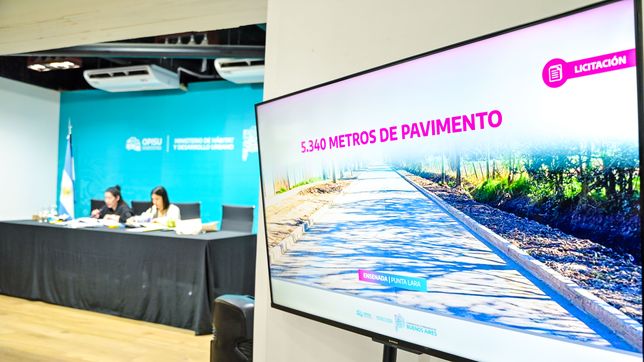 la provincia licito una megaobra de asfaltado en punta lara que beneficiara a miles de vecinos