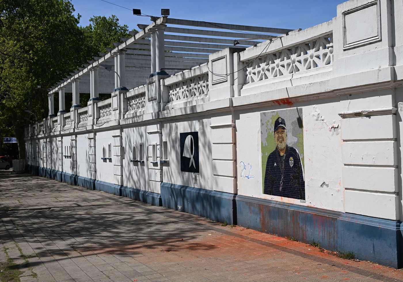 Mural Maradona Bosque