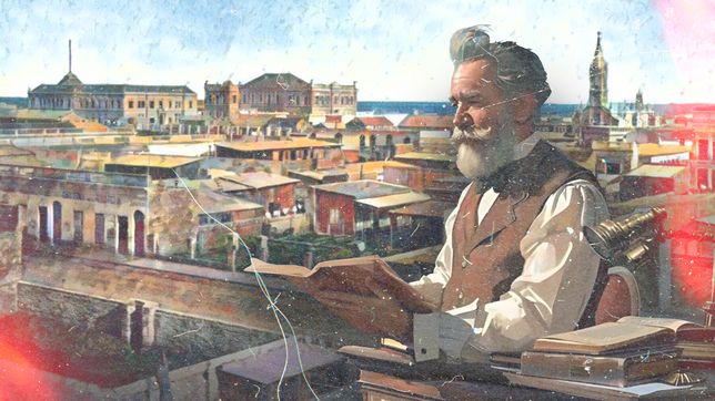 julio verne, el novelista que imagino una ciudad como la plata