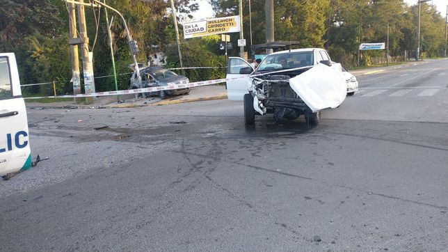 asi fue el choque en el que murio un hombre en la plata