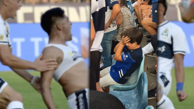 el video viral del nene hincha de gimnasia que sufre mirando el penal de tarragona