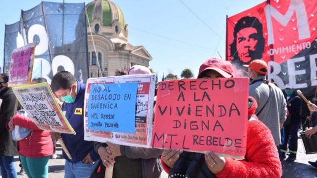la justicia confirmo la postergacion del desalojo en guernica