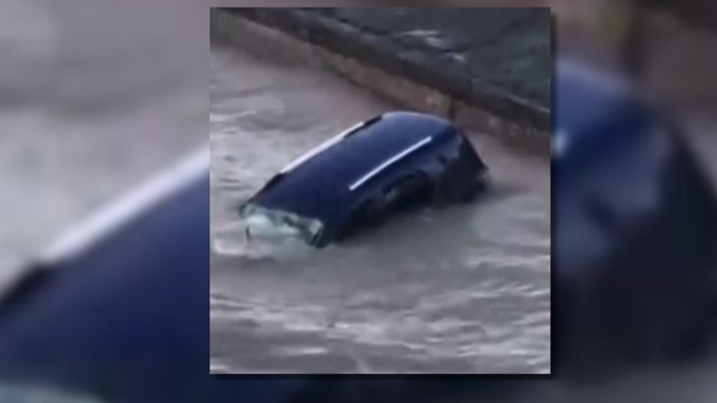 una mujer y su hija cayeron al rio de la plata con su camioneta y fueron rescatadas