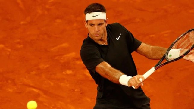 juan martin del potro volvio con todo y gano en su debut en el masters 1000 de madrid