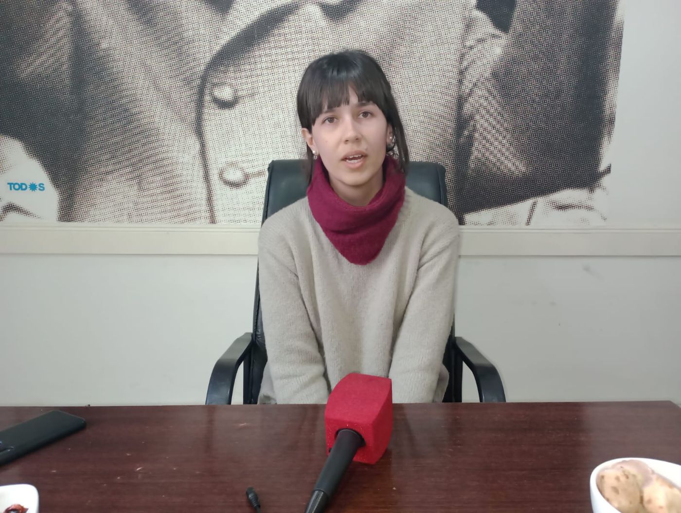 La concejala de UxP, Micaela Maggio. La concejala de UxP, Micaela Maggio.